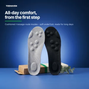 ToeHaven all-day comfort arch support insoles - pair