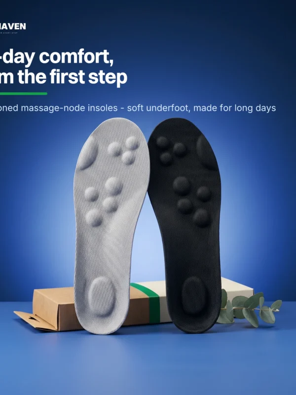 ToeHaven all-day comfort arch support insoles - pair